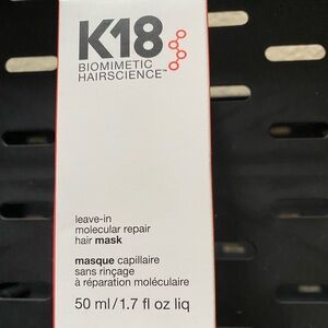 K18 Biomimetic Hairscience Leave-In Hair Mask - White